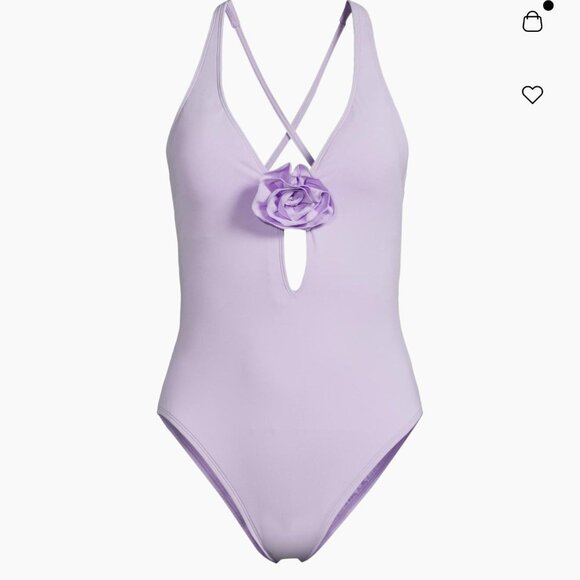 Lilly Pulitzer Ester Rosette One-Piece Swimsuit – Water Hyacinth – Size 14 – NWT - Picture 6 of 6